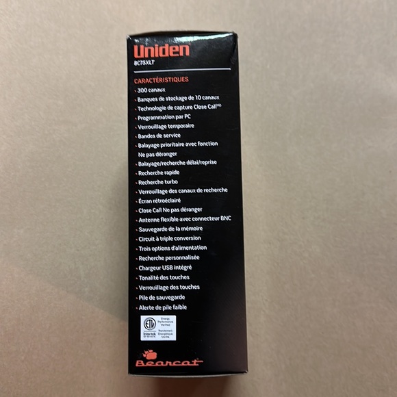 Uniden BearCat Portable Scanner - Picture 4 of 4